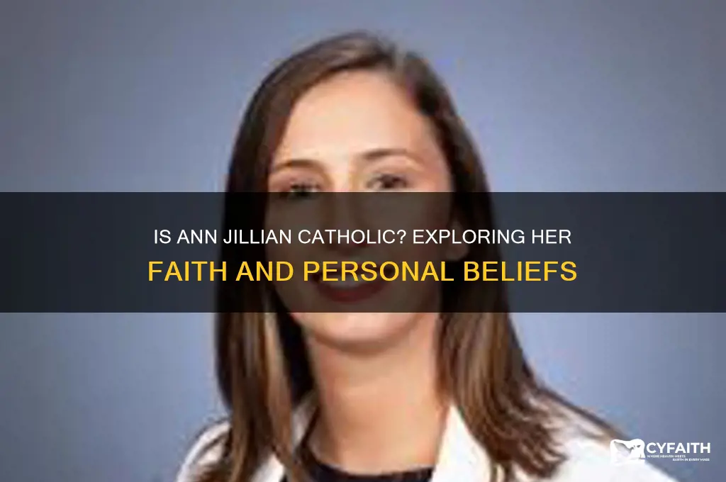 is ann jillian catholic
