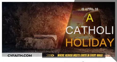 Catholic Observance: April 16th, a Holy Day of Obligation