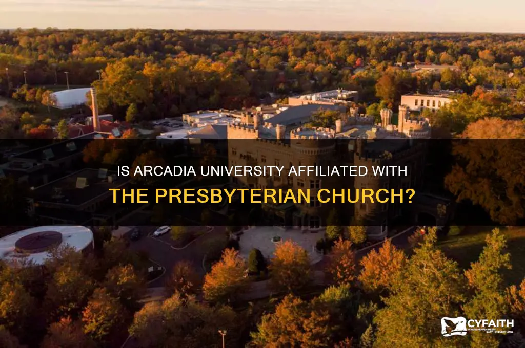 is arcadia university associated with the presbyterian church