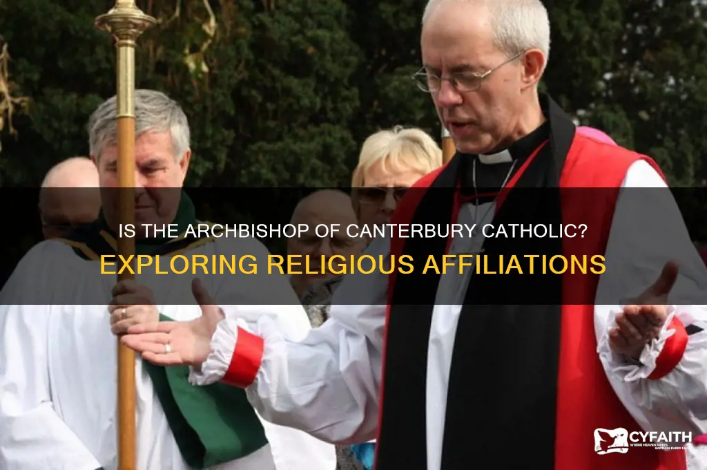 is archbishop of canterbury catholic
