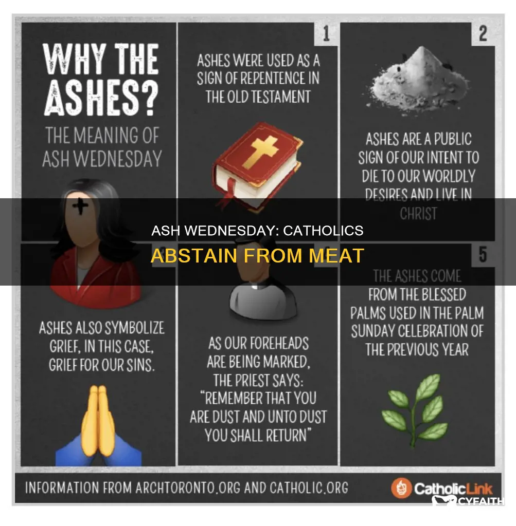 is ash wednesday a meatless day for catholics