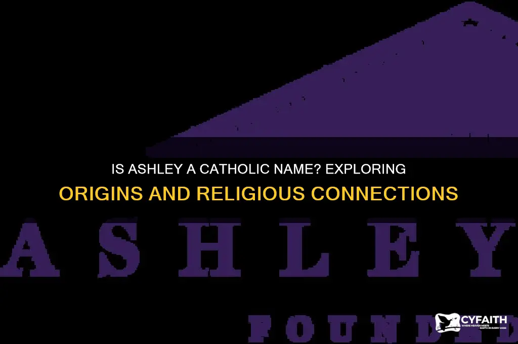 is ashley a catholic name