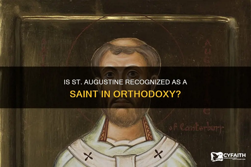 is augustine a saint in the orthodox church