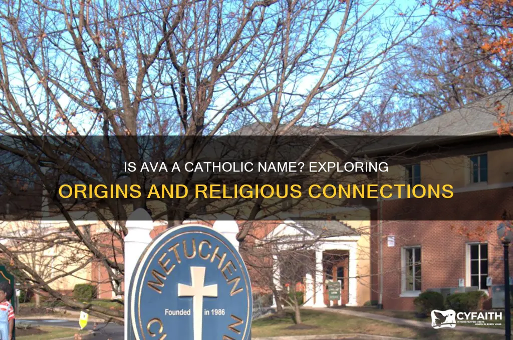 is ava a catholic name