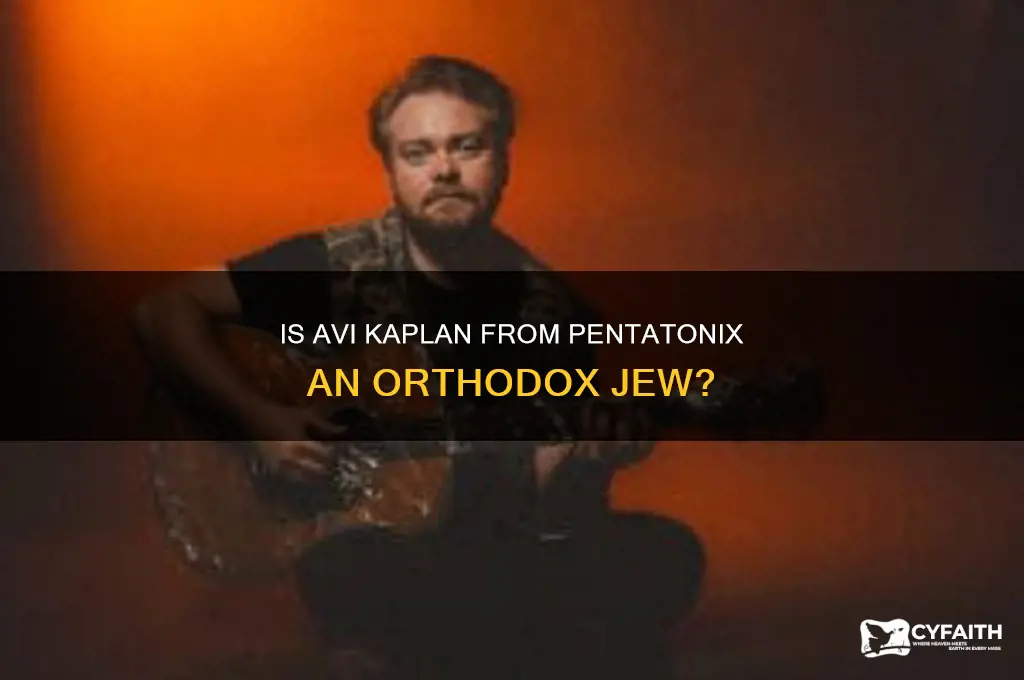 is avi from pentatonix orthodox jewish