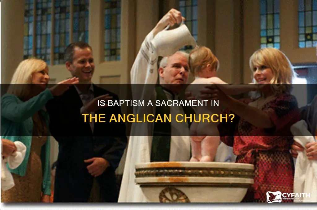 is baptism a sacrament in the anglican church