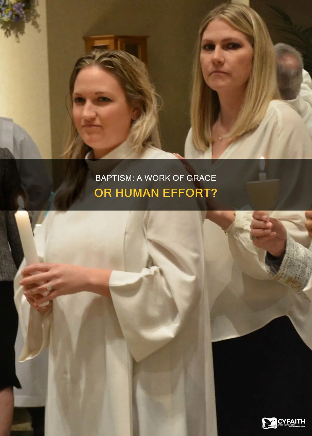 is baptism a work catholic answers