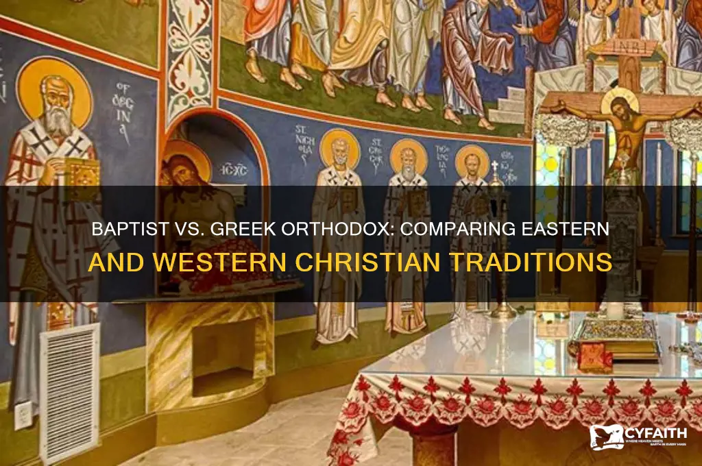 is baptist eatern or greek orthodox