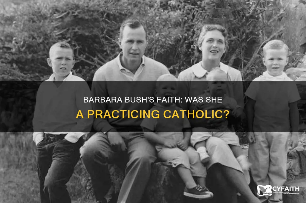 is barbara bush catholic