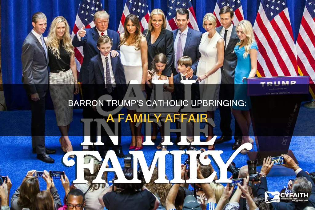 is barron trump being raised catholic