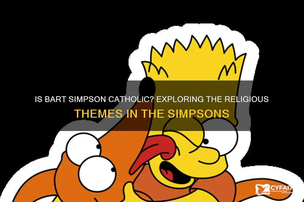 is bart simpson catholic