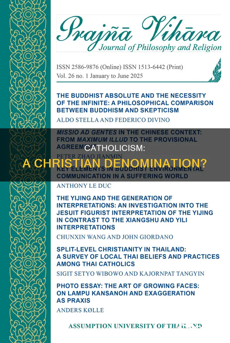 is being catholic a form of christianity