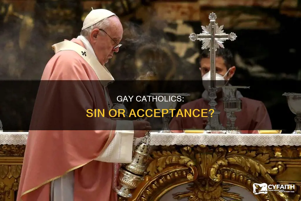 is being gay a sin in catholic