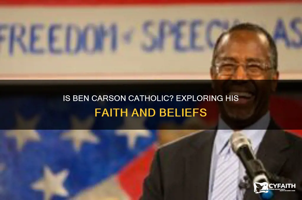 is ben carson catholic