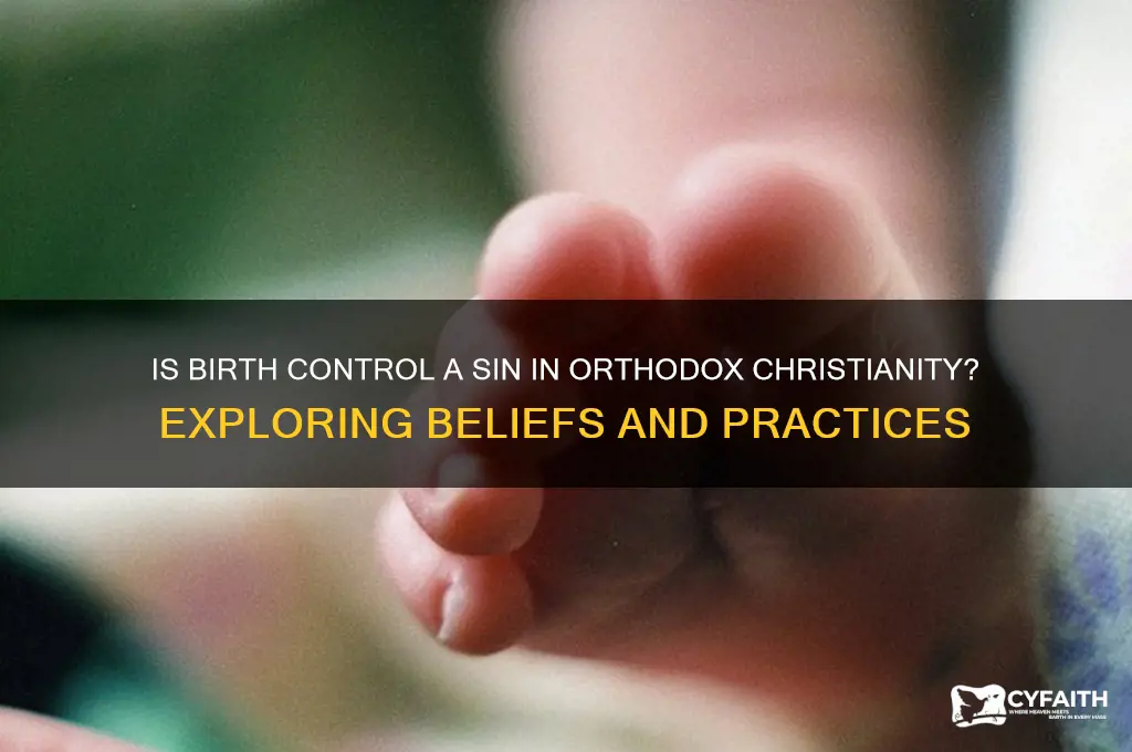 is birth control a sin orthodox