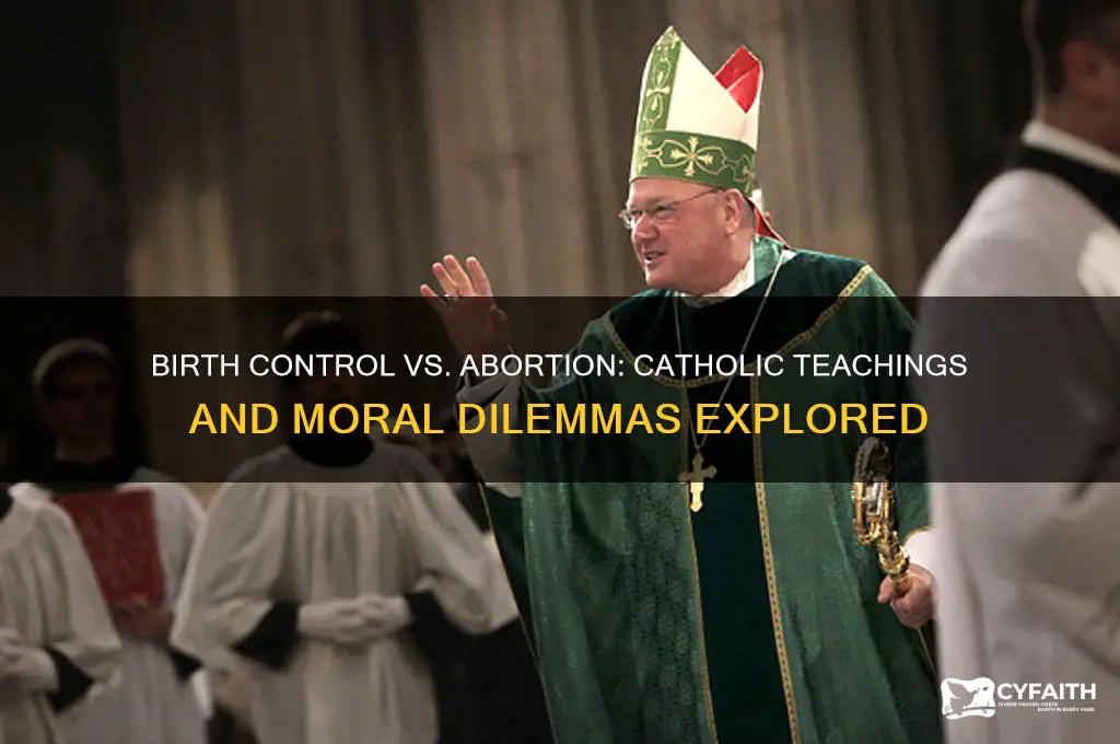 is birth control abortion catholic