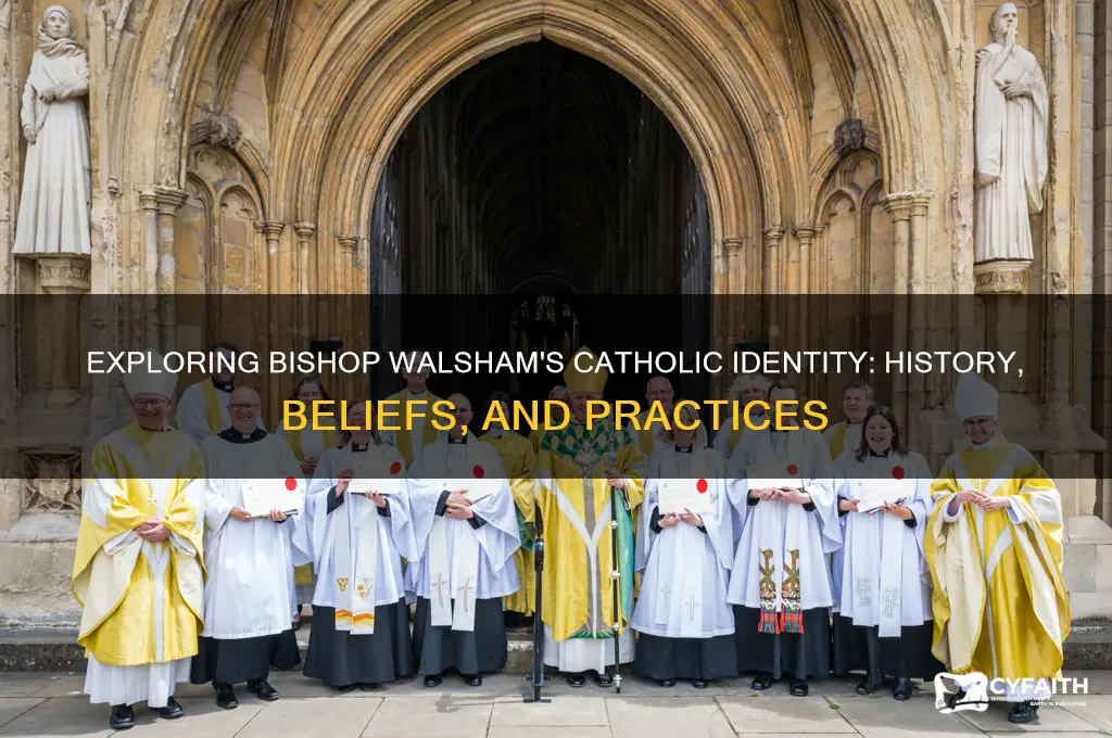 is bishop walsham how catholic