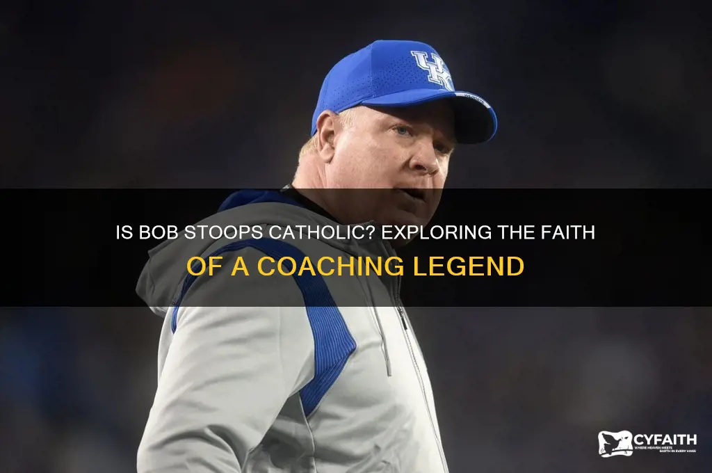 is bob stoops catholic
