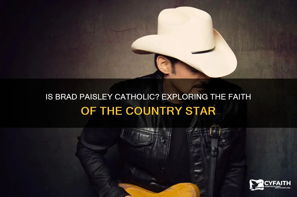 is brad paisley catholic