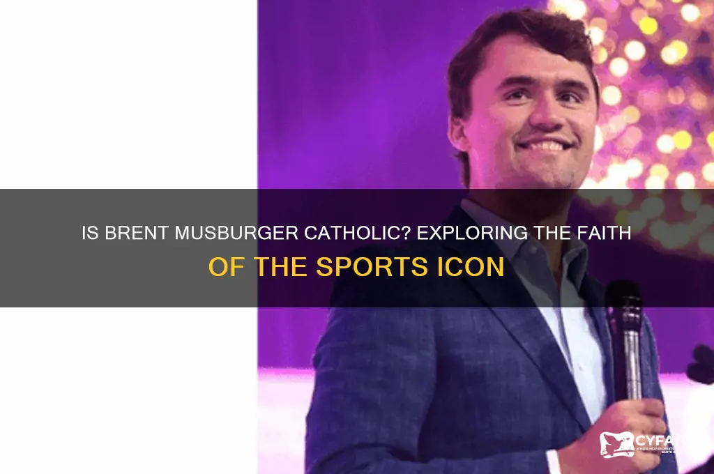 is brent musburger catholic