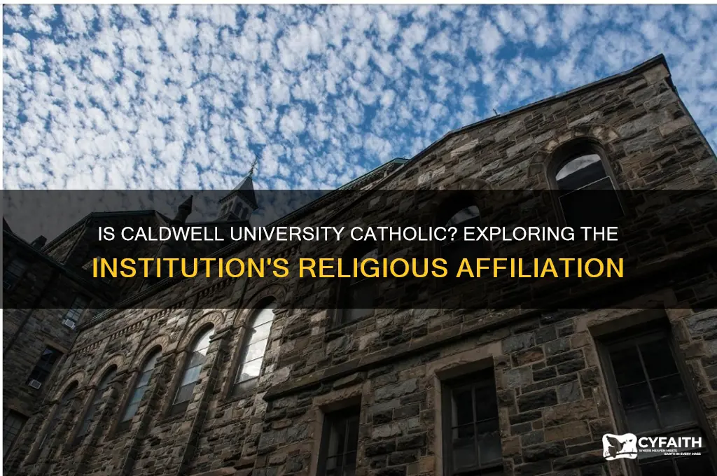 is caldwell university catholic