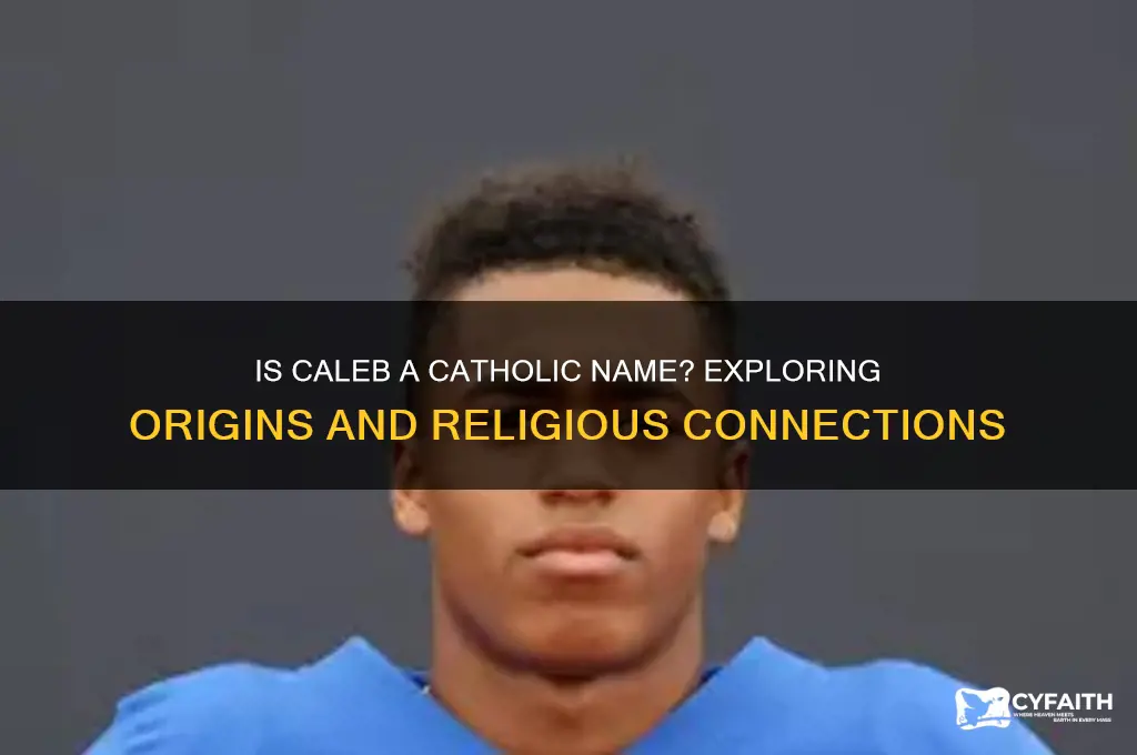 is caleb a catholic name