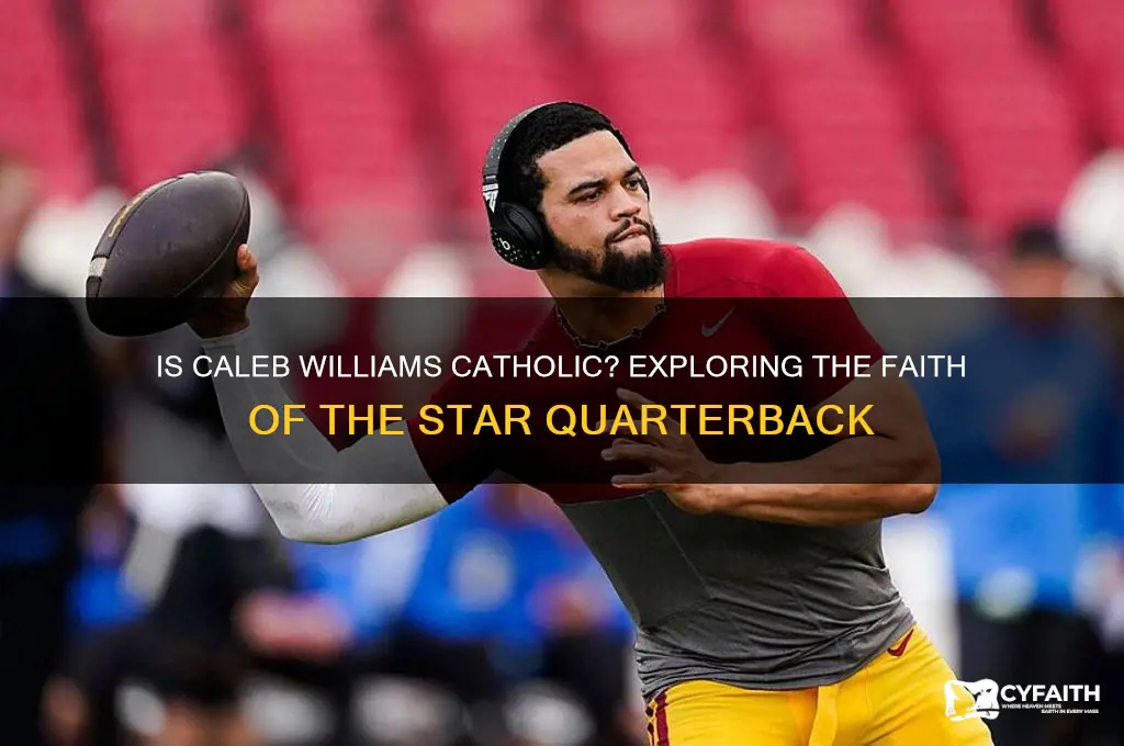 is caleb williams catholic