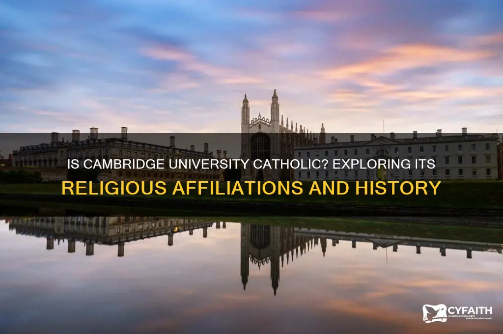 is cambridge a catholic university