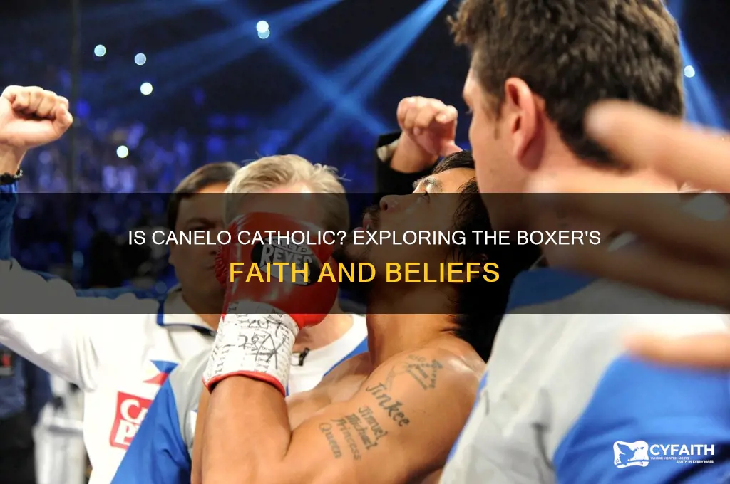 is canelo catholic