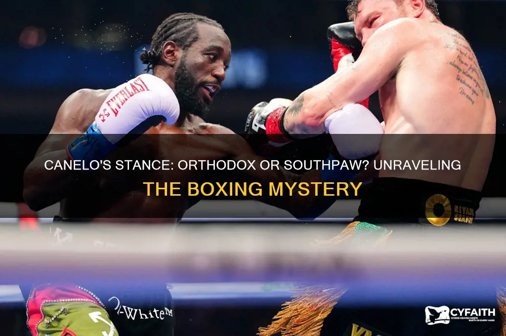 is canelo orthodox or southpaw