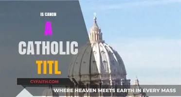 Is Canon a Catholic Title? Exploring Ecclesiastical Terminology and Meaning