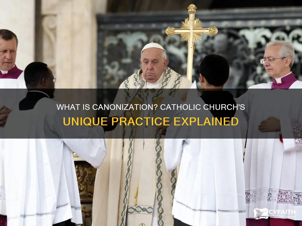 is canonization only a catholic thing
