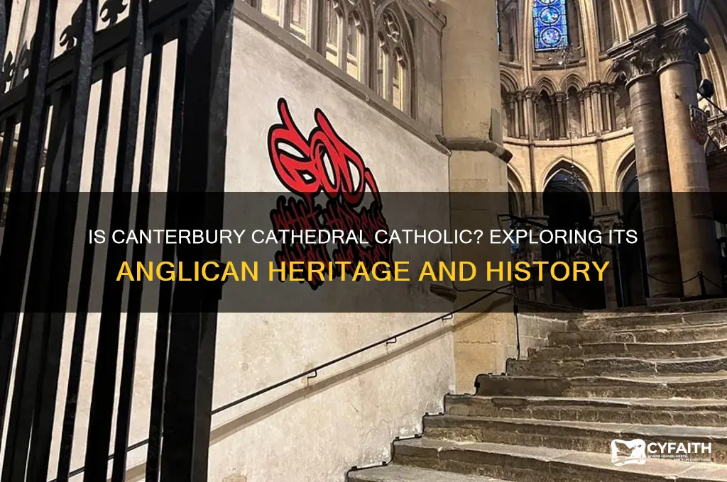 is canterbury cathedral catholic