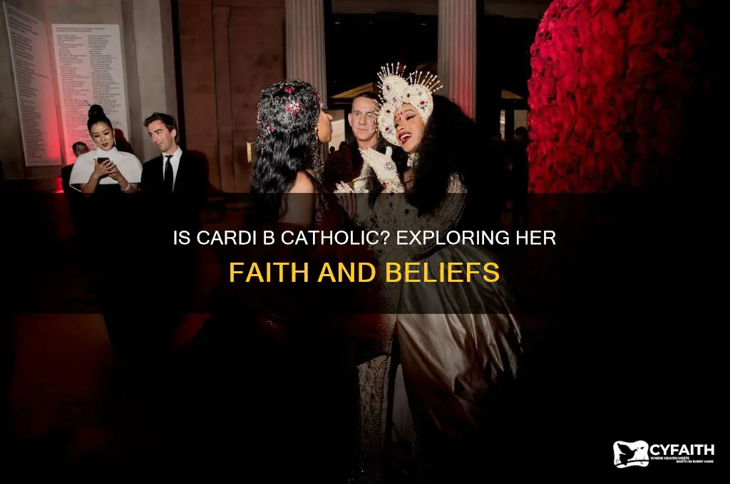 is cardi b a catholic