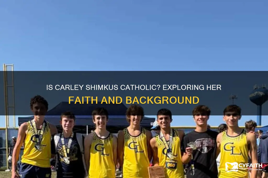 is carley shimkus catholic