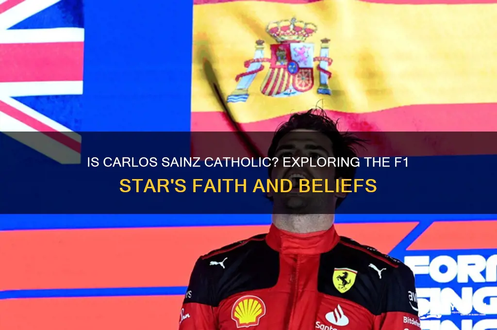 is carlos sainz catholic