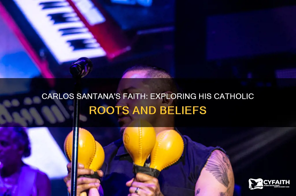 is carlos santana catholic