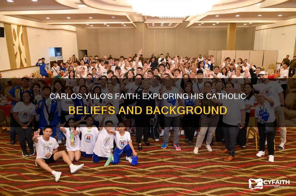 is carlos yulo catholic