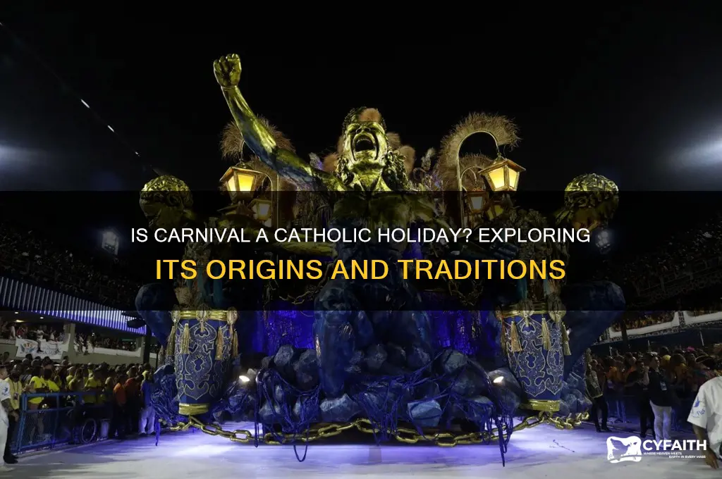is carnival a catholic holiday