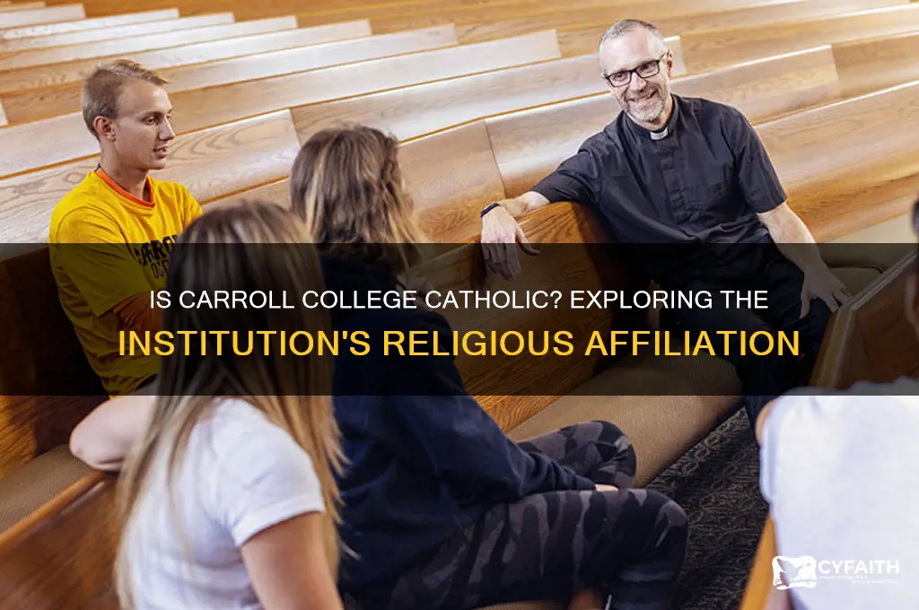 is carroll college catholic