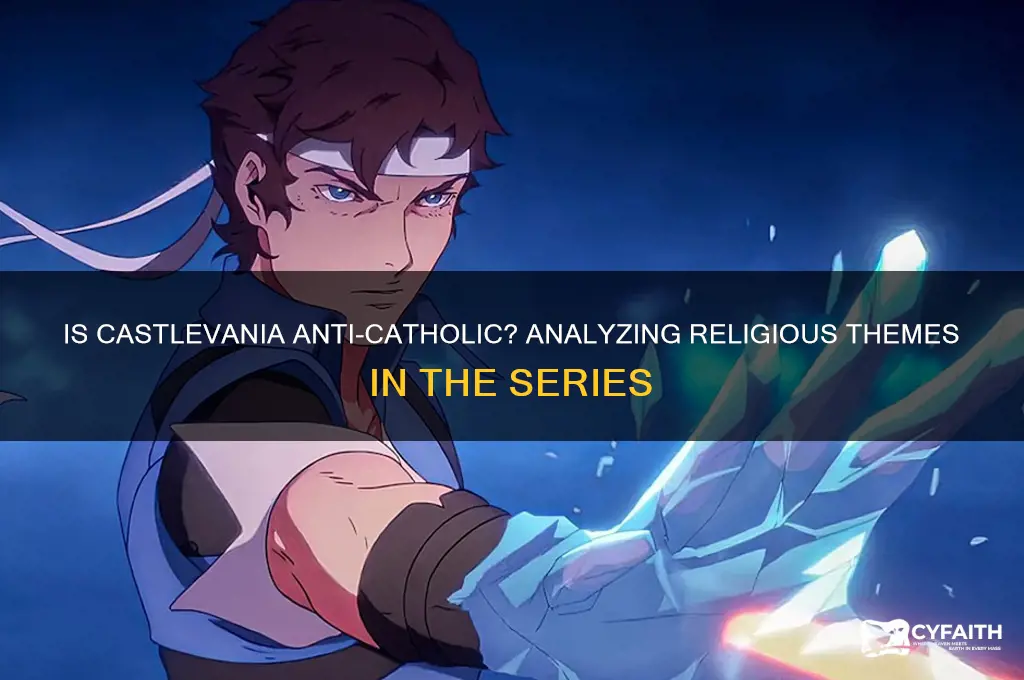 is castlevania offensive to catholic
