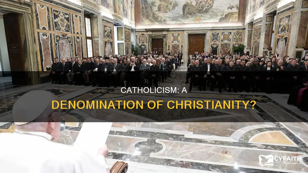 is catholic a denomination of christianity