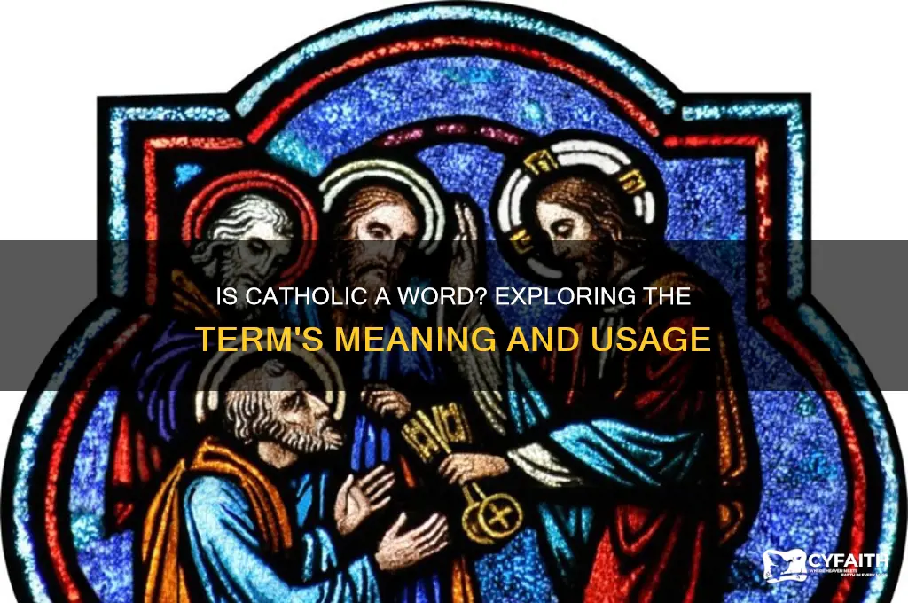 is catholic a word