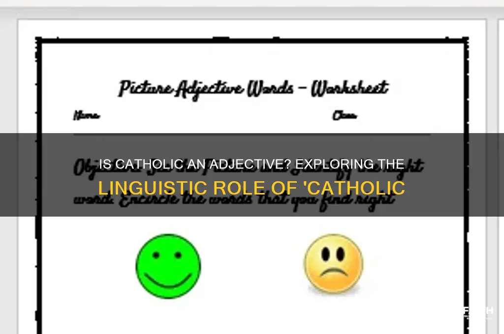 is catholic an adjective