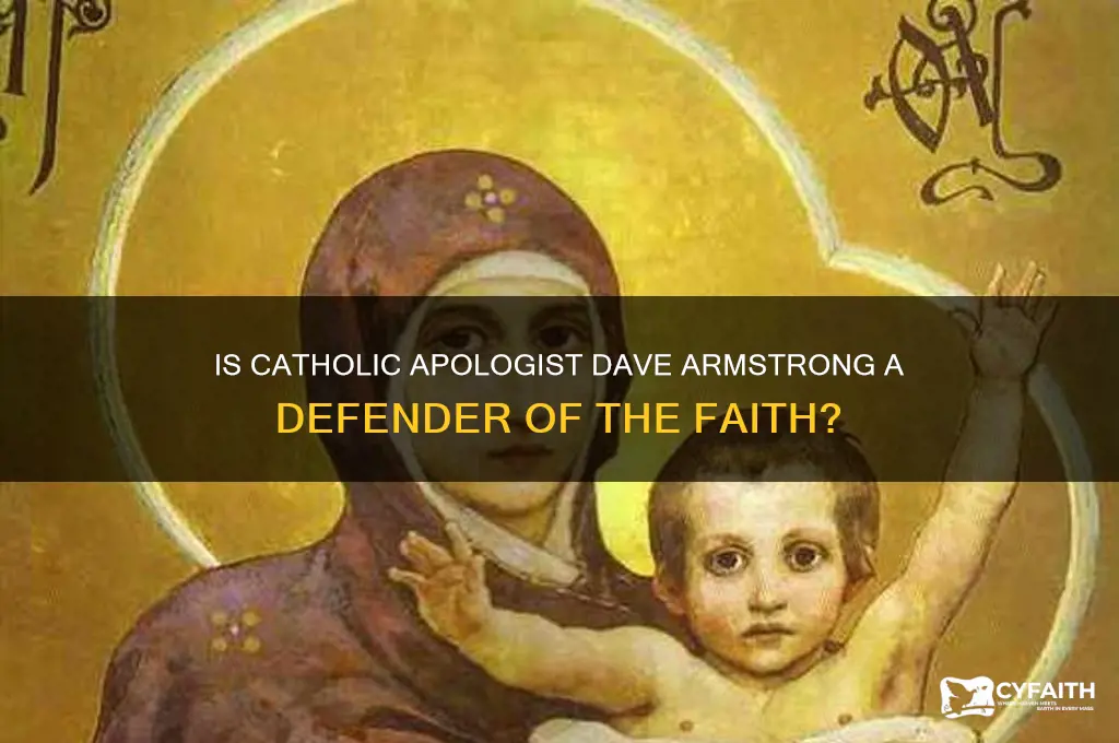 is catholic apologist dave armstrong