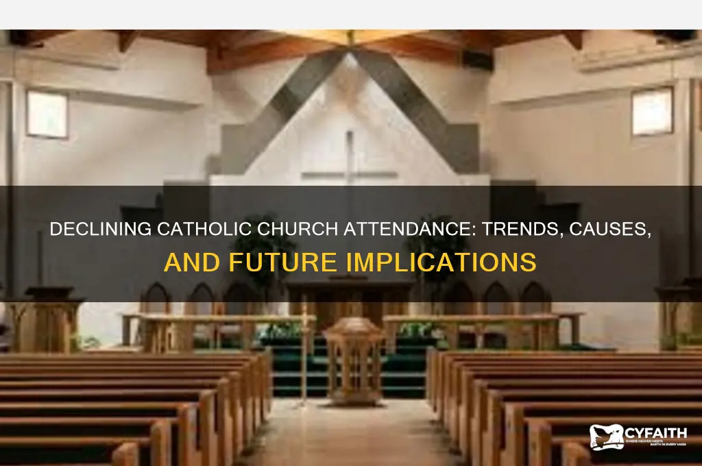 is catholic attendance down