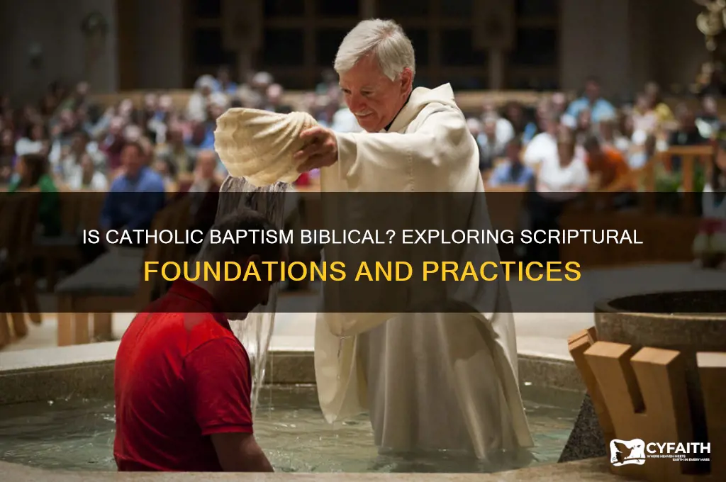 is catholic baptism biblical