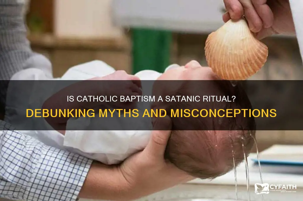is catholic baptism satanic ritual