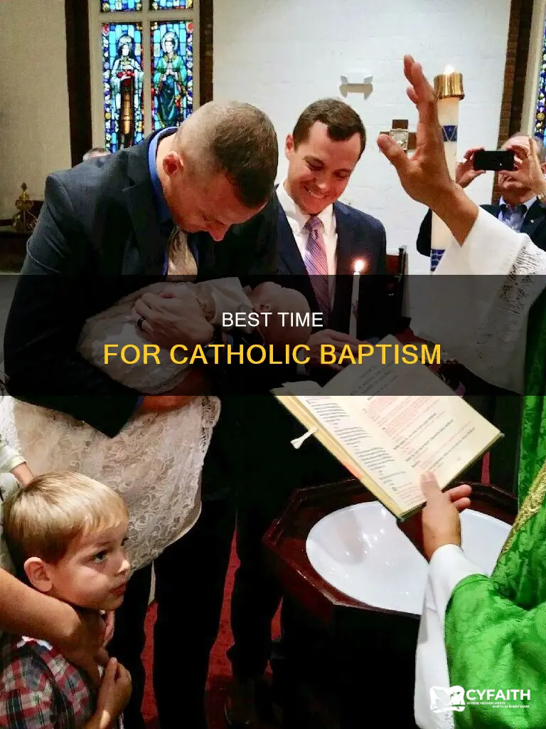 is catholic baptism what time of year