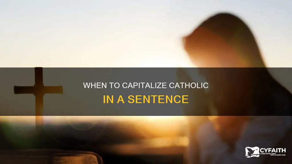 is catholic capitalized in a sentence